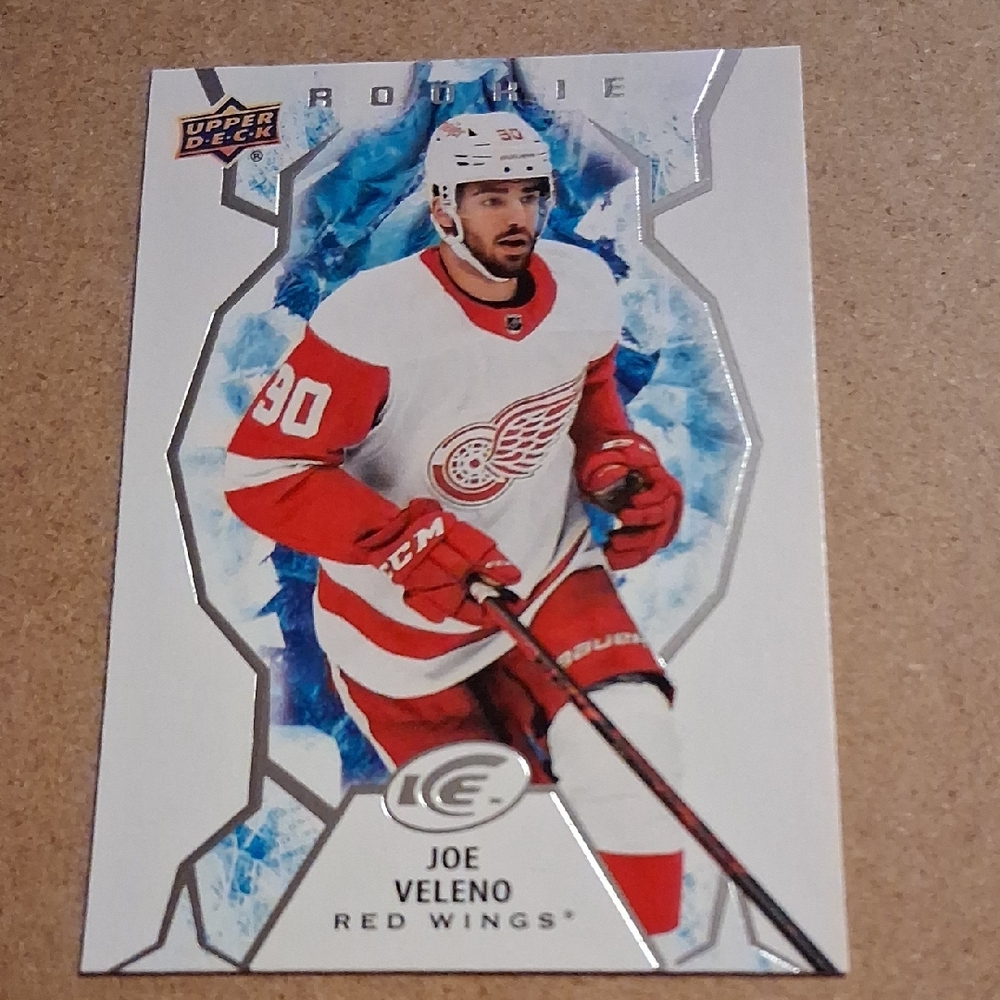 Upper Deck Ice Joe Veleno NHL Rookie Card
